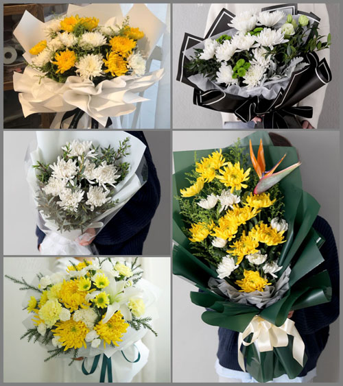 四川达州万源市竹峪镇白事花束代送
